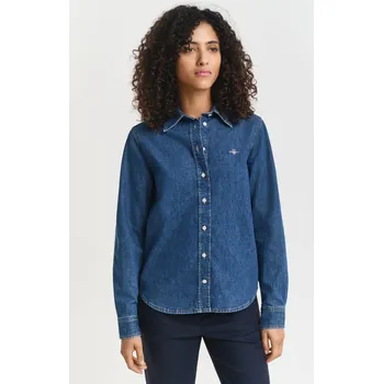 Dámská košile KOŠILE GANT REG DENIM SHIRT INDIGO