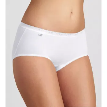 Kalhotky Kalhotky Sloggi Basic+ Midi 2P bílá (0003) 0042