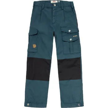 Chlapecké kalhoty kalhoty turistické dětské FJÄLLRÄVEN Kids Vidda Trousers Mountain Blue - 134