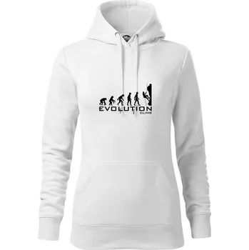 Dámská mikina Evolution Climb - Mikina dámská Cape s kapucí - 2XL ( Bílá )