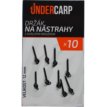 UnderCarp Držák na nástrahy s oválným kroužkem 12mm 10ks