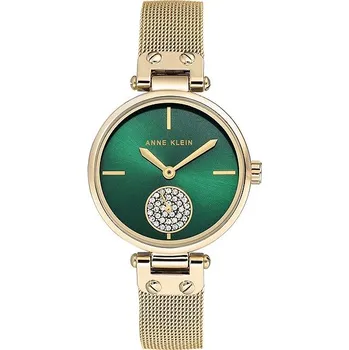 Módní doplněk Anne Klein dámské hodinky kulaté AK/3000GNGB