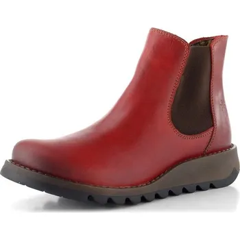 Dámské kozačky Fly London chelsea kotník red SALV195FLY - 40 | P697726