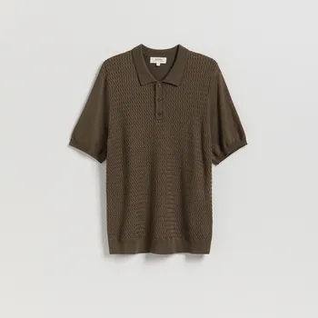 Reserved - Polokošile s viskozou CIRCULOSE® - zelená - 390GQ-77X - 390GQ-77X-S