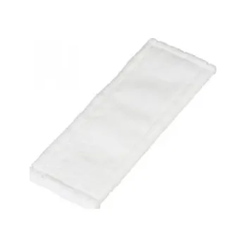 mop Úklidový mop 40x13cm, mikrovlákno, bílý s kapsami