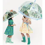 DJECO Krásný designový deštník Květiny a ptáci