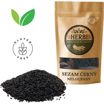 Koření Herbi Sezam černý neloupaný, 100 g – exotičtější brácha klasického sezamu pro asijskou kuchyni
