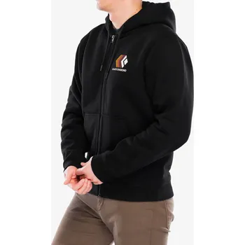 Pánská mikina Rozepínací mikina Black Diamond Faded Full Zip Hoody - black