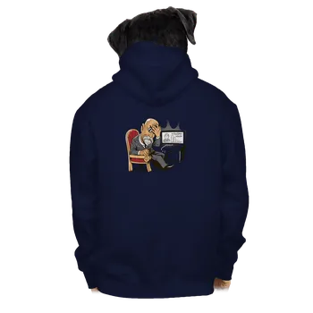 Pánská mikina Bastard Masaryk pánská mikina na zip Navy