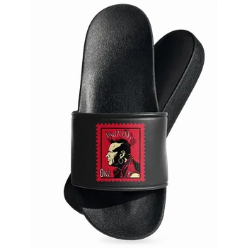 Pánské pantofle Bastard Známka punku pantofle Black