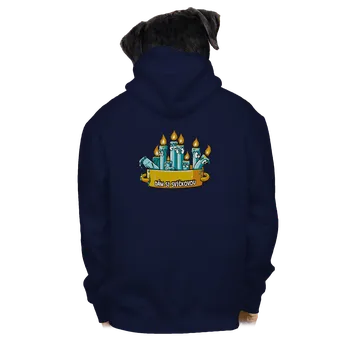 Pánská mikina Bastard Svíčková pánská mikina na zip Navy