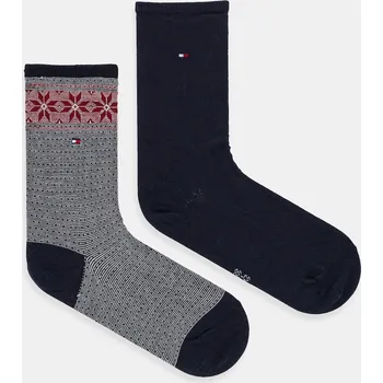 Oblečení a móda Ponožky Tommy Hilfiger 2-pack 701236502 námořnická modř 59X, vel. 35/38