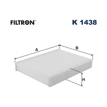 Kabinový filtr Filtr vzduchu v interiéru FILTRON K 1438