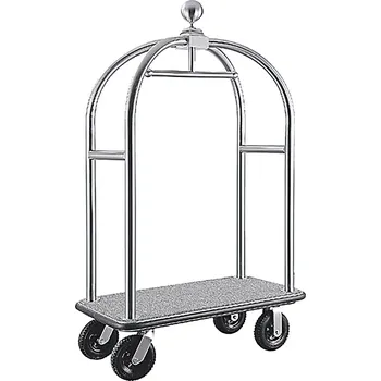 Plošinový vozík Kontaktní hotelový vozík, výška: 1910 mm, délka: 1100 mm, šířka: 610 mm.