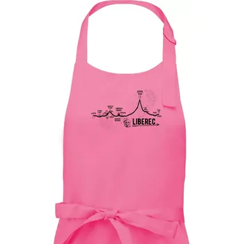 Kuchyňská zástěra Profil Liberec - Pánská zástěra na vaření - Univerzální velikost ( Růžová )