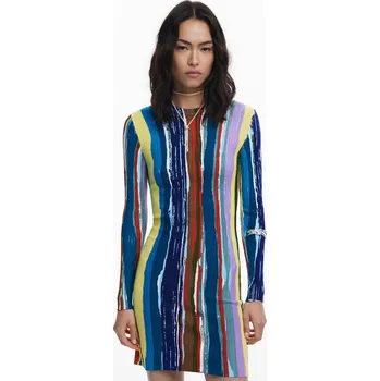 Dámské šaty Dámské zimní šaty DESIGUAL 25WWVF07 9019 VEST CARLA Velikost: L