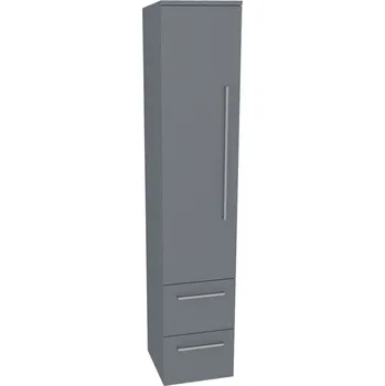 Koupelnový nábytek Mereo Bino, koupelnová skříňka vysoká 163 cm, levá, Multidecor, Monumentální šedá CN697MOS1