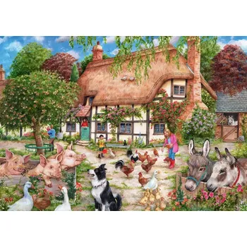 Puzzle Ravensburger Puzzle Domeček na venkově 1000 dílků