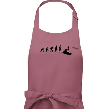 Kuchyňská zástěra Evoluce kajak - Dámská zástěra na vaření - Univerzální velikost ( Starorůžová )