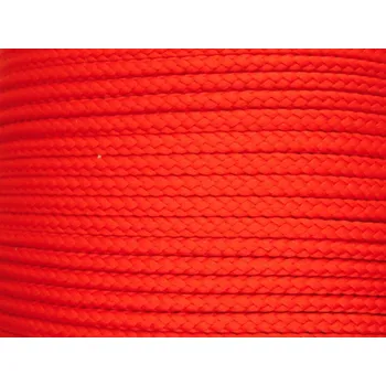 Šňůra YarnMellow Loopy 4mm - šípková - 1m