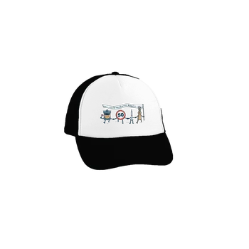 Kšiltovka Bastard Nepřátelé řidičů kšiltovka truckerka Black cap