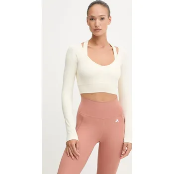 Tričko s dlouhým rukávem Guess PEONY V5YP06.Z3OA0 béžová 01X, vel. M/L