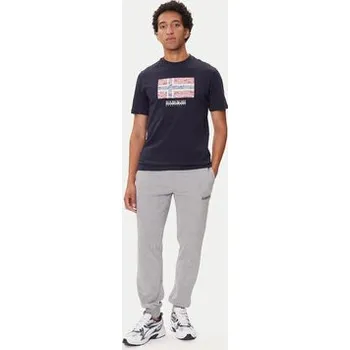 Pánské kalhoty Napapijri Teplákové kalhoty M-Gori Wint NP0A88UH Šedá Relaxed Fit S