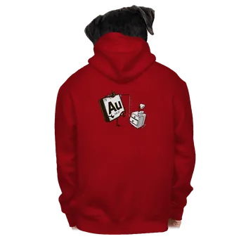 Pánská mikina Bastard Au pánská mikina na zip Red