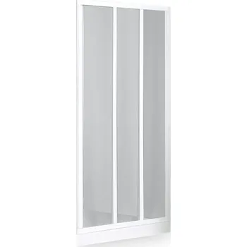 Sprchové dveře Roth PROJECT LD3 Posuvné sprchové dveře pro instalaci do niky 95 cm Profil: Bílá, Sklo: Grape