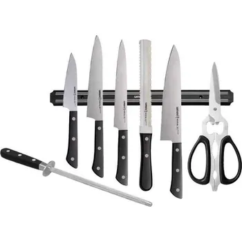 Kuchyňský nůž Samura Harakiri Super Set SHR-0280B s magnetickou lištou 8 ks