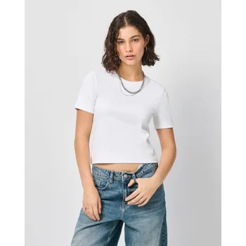 Dámské oblečení Hladké tričko basic - XL - House - bílý - 314GS-00X