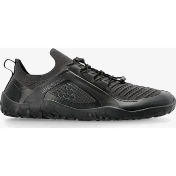 Pánská móda Trailové boty Vivobarefoot Primus Trail Knit FG - obsidian/obsidian
