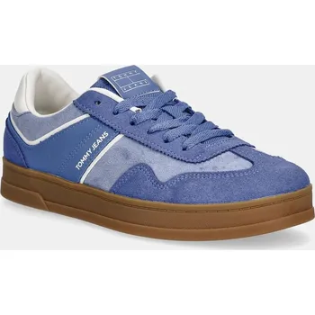 Dámské tenisky Tenisky Tommy Jeans THE GREENWICH dámské, modrá barva, EN0EN02863 05X, EUR 40
