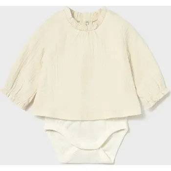 Kojenecké body Mayoral Newborn 2723.2Q.Newborn.9BYA béžová 01X, vel. 80