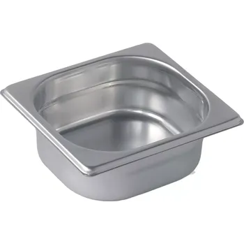 Dóza na potraviny Nerezová gastronádoba Pujadas GN 1/6 176x162 mm, v=200 mm