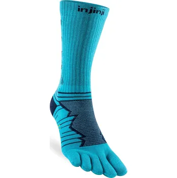 Ponožky na běhání Injinji Ultra Run Crew - pacific blue
