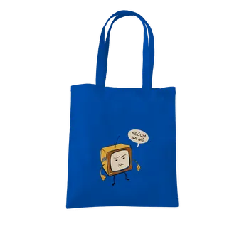 Nákupní taška Bastard Nečum na mě taška Bright Royal