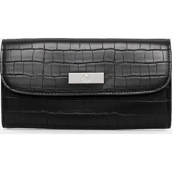 Peněženka Peněženka United Colors of Benetton dámská, černá barva, 62Y9DY081 99X, vel. ONE SIZE