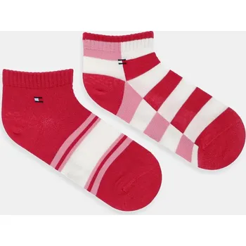 Dětské ponožky Tommy Hilfiger 2-pack růžová barva, 701236327 701236327.9BYA 30X, vel. 31/34