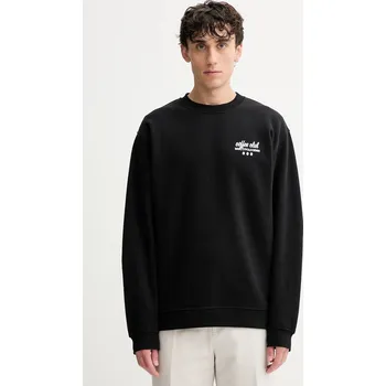 Pánská mikina Bavlněná mikina Marc O'Polo pánská, černá barva, s potiskem, 5000007320 99X, vel. L