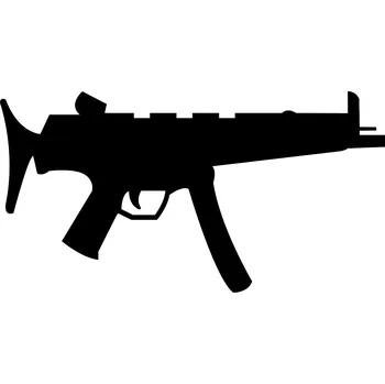 Samolepící dekorace Samolepka na stěnu na zeď s kulometem 17 let