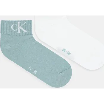 Pánská móda Ponožky Calvin Klein Jeans 2-pack 701228813.NOS tyrkysová 06X, vel. 39/42
