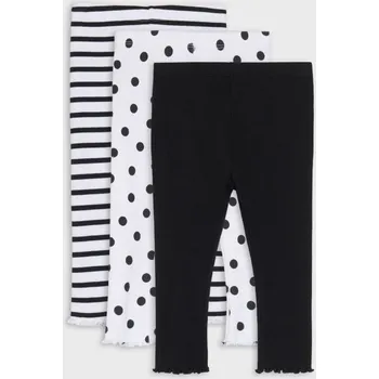 Dívčí spodní prádlo Sinsay - Sada 3 legín - bílá - 7524Z-00X - 7524Z-00X-68