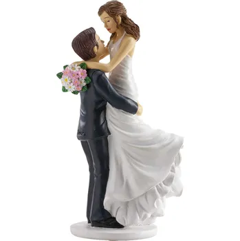 deKora Figurka na dort - svatební pár Zvedačka