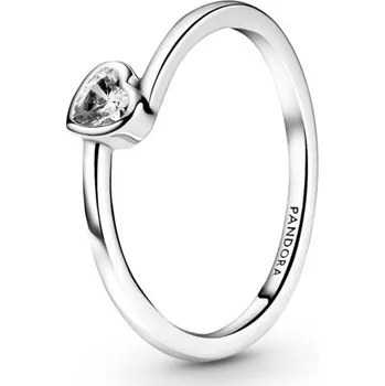 Prsten Pandora Romantický stříbrný prsten se srdíčkem People 199267C02 60 mm + 2 měsíce na vrácení zboží