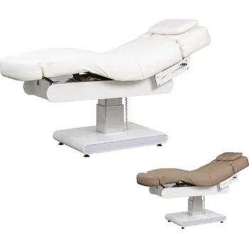 Masážní stůl Weelko Elektrické masážní lehátko LEUS s vyhříváním Béžová