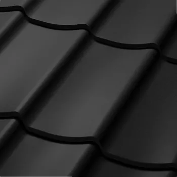 plechová krytina Satjam Trend Wave Crown BT, černá RR 33