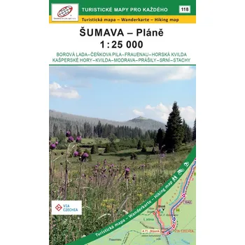 Šumava - Pláně 1:25 000 / 118 Turistické mapy pro každého