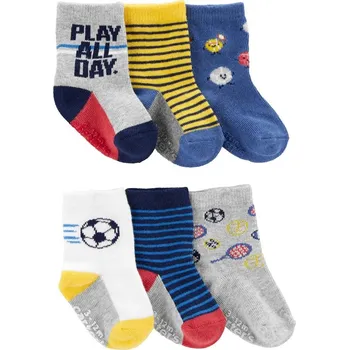 CARTERS CARTER'S Ponožky Sport chlapec 6ks 0-3m