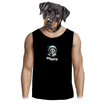 Pánské tílko Bastard Dum Spiro Spero pánské tílko Black